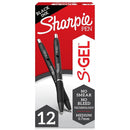 Sharpie S-Gel Retractable 0.7mm Pen Black Box 12 2096160 (Box 12) - SuperOffice