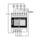 Shelly Pro 4PM Relay Switch 4 Channels Circuit Rail Wi-Fi LAN Bluetooth SHELLY4PMPRO - SuperOffice