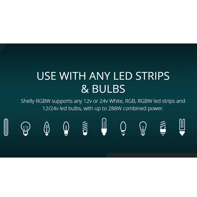 Shelly RGBW2 LED Lights Relay Switch Smart Home Automation Module Controller SHELLYRGBW2 - SuperOffice