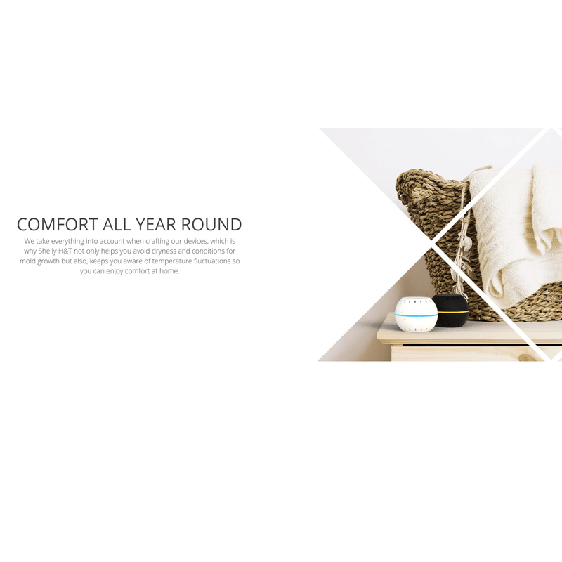 Shelly Smart Home H&T Humidity & Temperature Sensor WiFi Black ShellyHTB - SuperOffice