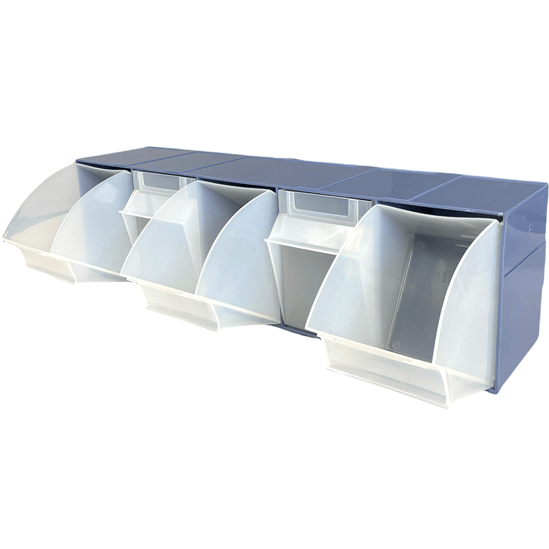 Shuter 5 Compartment Storage Cabinet Tilt Free Block Bin Stackable Large TF-605 - SuperOffice