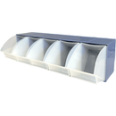 Shuter 5 Compartment Storage Cabinet Tilt Free Block Bin Stackable Large TF-605 - SuperOffice