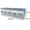 Shuter 5 Compartment Storage Cabinet Tilt Free Block Bin Stackable Large TF-605 - SuperOffice