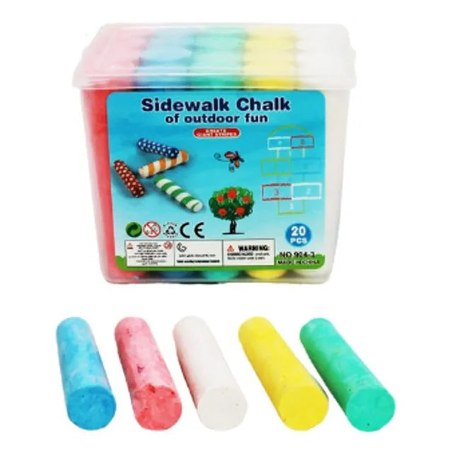 Sidewalk Chalk of Outdoor Fun 20 Pack 136D - SuperOffice