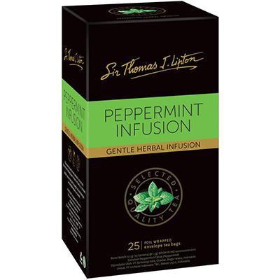 Sir Thomas Lipton Tea Bags Foil Envelope Peppermint Pack 25 62052264 - SuperOffice