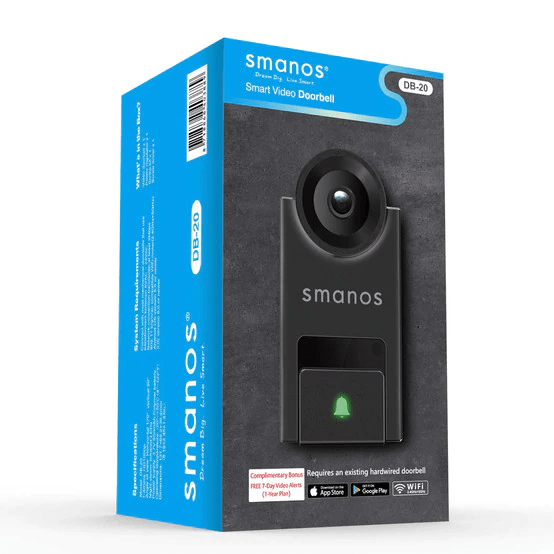 Smanos DB-20 Smart Video Doorbell DB-20 - SuperOffice