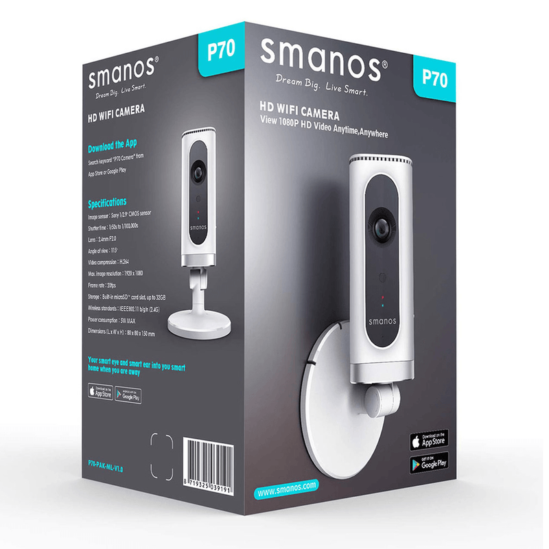 Smanos HD WiFi Camera P70 P70 - SuperOffice
