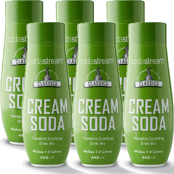 SodaStream Cream Creaming Syrup Soda Mix 440mL Pack 6 BULK 1424208610 (6 Pack) - SuperOffice