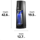 Sodastream E-Terra Starter Pack Soft Fizzy Drink Sparkling Electric Maker Soda Stream Black 1012911611 - SuperOffice