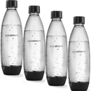 SodaStream Fuse Bottle Dishwasher Safe Carbonating Sparkling 1L 4 Pack Black 1741223610 (4 Pack) - SuperOffice