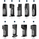 SodaStream Fuse Bottle Dishwasher Safe Carbonating Sparkling 1L 4 Pack Black 1741223610 (4 Pack) - SuperOffice