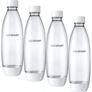 SodaStream Fuse White Bottle Carbonating Sparkling 1L Portable 4 Pack 1741210610 - WHITE 1L (4 Pack) - SuperOffice