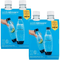 SodaStream Fuse White Bottle Dishwasher Safe Carbonating Sparkling 1L 4 Pack (White DWS 4 Pack) 1741215610 - SuperOffice