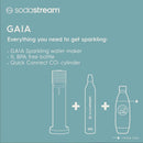 Sodastream Gaia Starter Pack Soft Fizzy Drink Sparkling Maker Soda Stream Black 1017911610 - SuperOffice