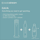 Sodastream Gaia Starter Pack Soft Fizzy Drink Sparkling Maker Soda Stream White 4012791981 - SuperOffice