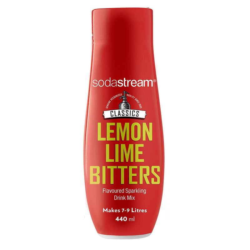 SodaStream Lemon Lime Bitters Syrup Soda Mix 440mL Pack SuperOffice