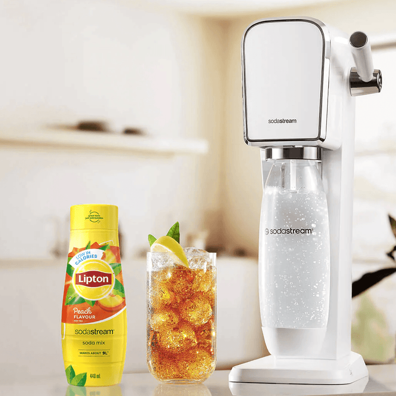 SodaStream Lipton Lemon Peach Green Ice Tea Variety Assorted Pack Syrup Mix 440mL Pack 6 [SODA5] Lipton Lemon|Peach|Green Tea| - SuperOffice