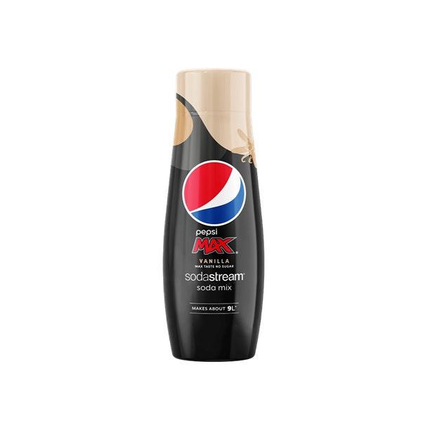 SodaStream Pepsi Max Vanilla Syrup Mix No Sugar 440mL Pack 6 BULK 1924228610 - SuperOffice