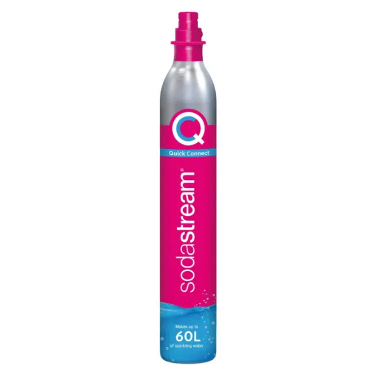 Sodastream Quick Connect Gas CO2 Cylinder 60L Refill Replacement Pink Pack 5 1132261610 (Pack 5) - SuperOffice
