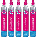 Sodastream Quick Connect Gas CO2 Cylinder 60L Refill Replacement Pink Pack 5 1132261610 (Pack 5) - SuperOffice