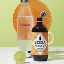 SodaStream Soda Press Co Lemon Lime & Bitters Organic Syrup Mix 500ml Pack 6 BULK 1024812610 - SuperOffice