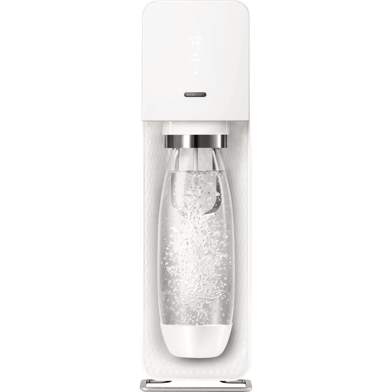 SodaStream Source Element Sparkling Carbonating Water Maker LED Indicator Starter Pack Kit 1219511612 (Source White) - SuperOffice