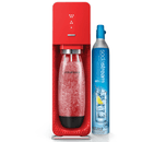 SodaStream Source Element Sparkling Carbonating Water Maker LED Indicator Starter Pack Kit 1219511614 (RED) - SuperOffice
