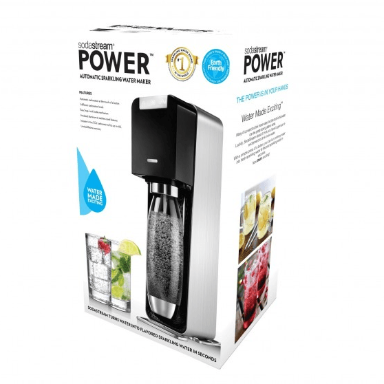 SodaStream Source Power Sparkling Carbonating Water Maker Electric Automatic Starter Pack Kit 1019811611 - SuperOffice