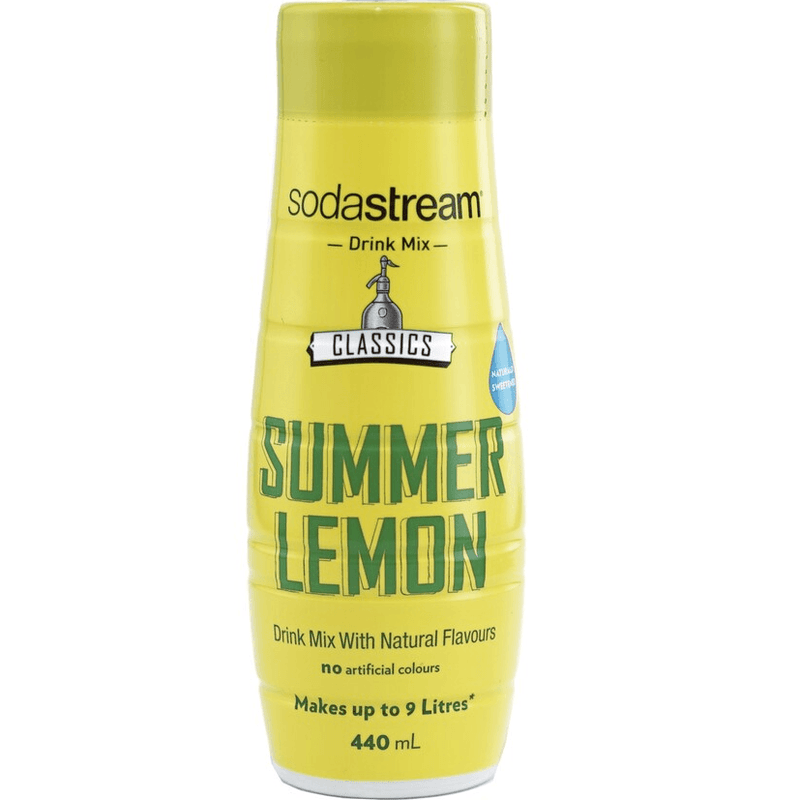 SodaStream Summer Lemon Syrup Soda Mix 440mL Pack 6 BULK 1024209610 (6 Pack) SUMMER LEMON - SuperOffice