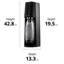 Sodastream Terra Starter Pack Soft Fizzy Drink Sparkling Maker Soda Stream Black 1012811611 - SuperOffice