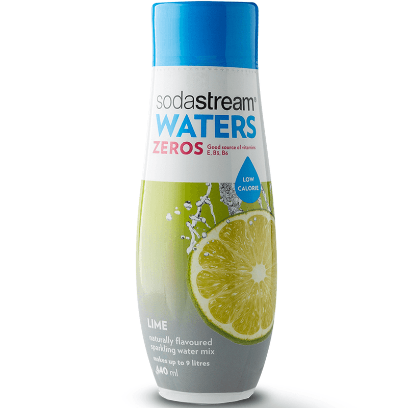 SodaStream Zero Sugar Lime Syrup Soda Mix 440mL Low Calorie Pack 6 BULK 1024263610 (6 Pack) - Lime - SuperOffice