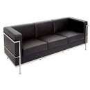 Space Lounge 3 Seat Pu Black SPACE3BPU - SuperOffice