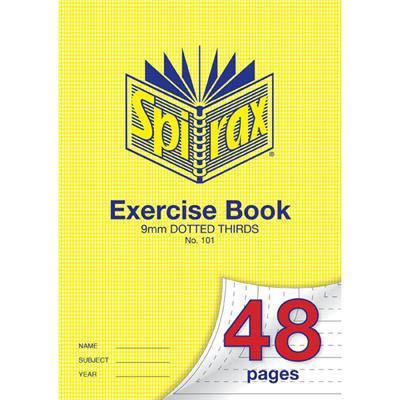 Spirax 101 Exercise Book Dotted Thirds 9Mm 70Gsm 48 Page A4 56101 - SuperOffice