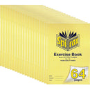 Spirax 115 Exercise Book Dotted Thirds 9mm 70GSM 64 Page A4 20 Pack 56115 (20 Pack) - SuperOffice
