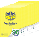 Spirax 117 Exercise Book Dotted Thirds 18mm 70Gsm 96 Page A4 Pack 10 56117 (Pack 10) - SuperOffice