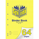 Spirax 120 Binder Notebook Book 8mm Ruled 64 Page A4 20 Pack 56120 (20 Pack) - SuperOffice
