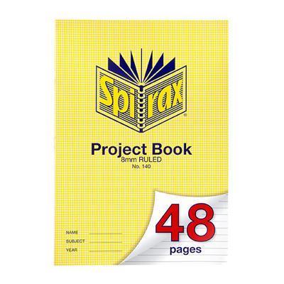 Spirax 140 Project Book 8Mm Ruled 48 Page A4 56140 - SuperOffice