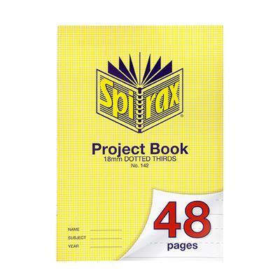 Spirax 142 Project Book 18Mm Dotted Thirds 48 Page A4 56142 - SuperOffice