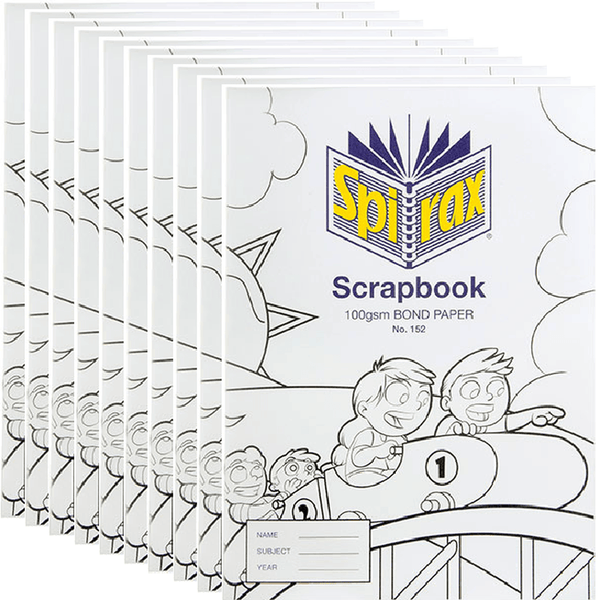 Spirax 152 Scrapbook 64 Page 335x245mm 10 Pack 56152 (10 Pack) - SuperOffice