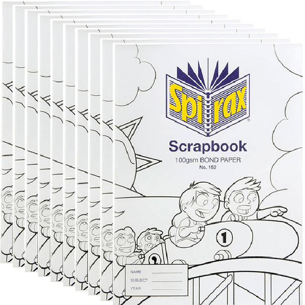 Spirax 152 Scrapbook 64 Page 335x245mm 10 Pack 56152 (10 Pack) - SuperOffice