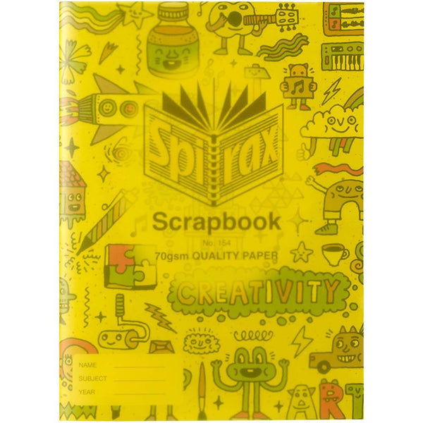 Spirax 154 Scrapbook 64 Page 335 X 240Mm Yellow 56154 - SuperOffice
