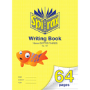 Spirax 161 Writing Book Dotted Thirds 18mm 70GSM 64 Page 330x240mm Fish 56161 (10 Pack) - SuperOffice