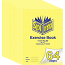Spirax 211 Exercise Book Ruled Lines 11mm 70GSM 64 Page A4 20 Pack 56211 (20 Pack) - SuperOffice