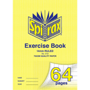 Spirax 212 Exercise Book Ruled 14mm 70GSM 64 Page A4 Pack 20 56212 (20 Pack) - SuperOffice