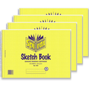 Spirax 534 Sketch Book Spiral Bound 40 Page A4 Pack 4 56068 (4 Pack) - SuperOffice