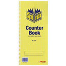 Spirax 544 Counter Book Spiral Bound Side Open Cash Ruled 297 X 135Mm 55234 - SuperOffice