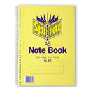 Spirax 571 Notebook A5 Spiral Bound 300 Page Pack 5 56571 (Pack 5) - SuperOffice