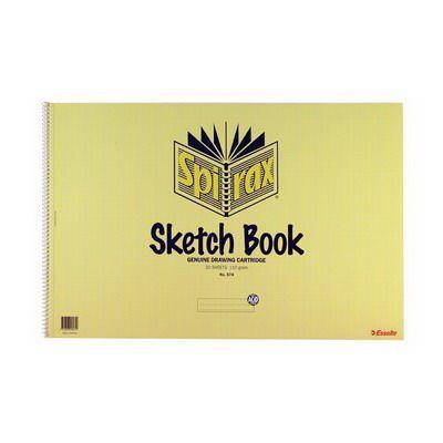 Spirax 574 Sketch Book Side Open 20 Page 367 X 540Mm 56061 - SuperOffice