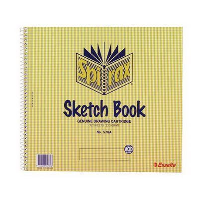 Spirax 578A Sketch Book Side Open 32 Page 247 X 270Mm 56064 - SuperOffice