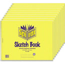Spirax 579B Sketch Book Side Open 96 Page 272x360mm 10 Pack 56066 (10 Pack) - SuperOffice